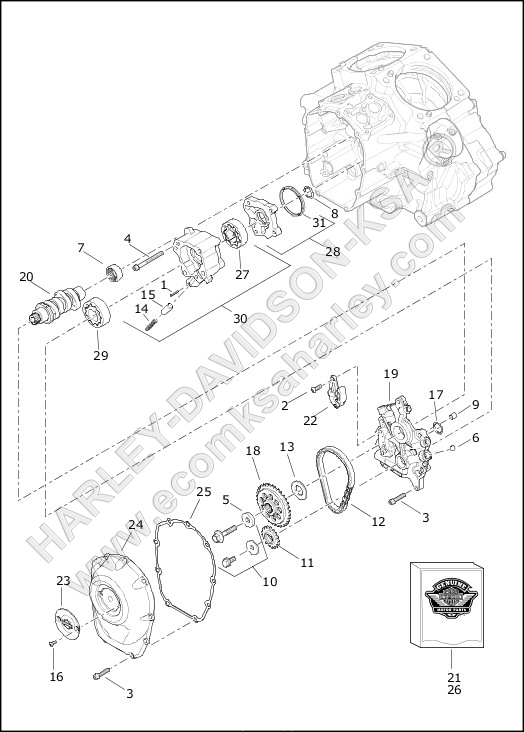 CAMSHAFTS AND CAMSHAFT COVER